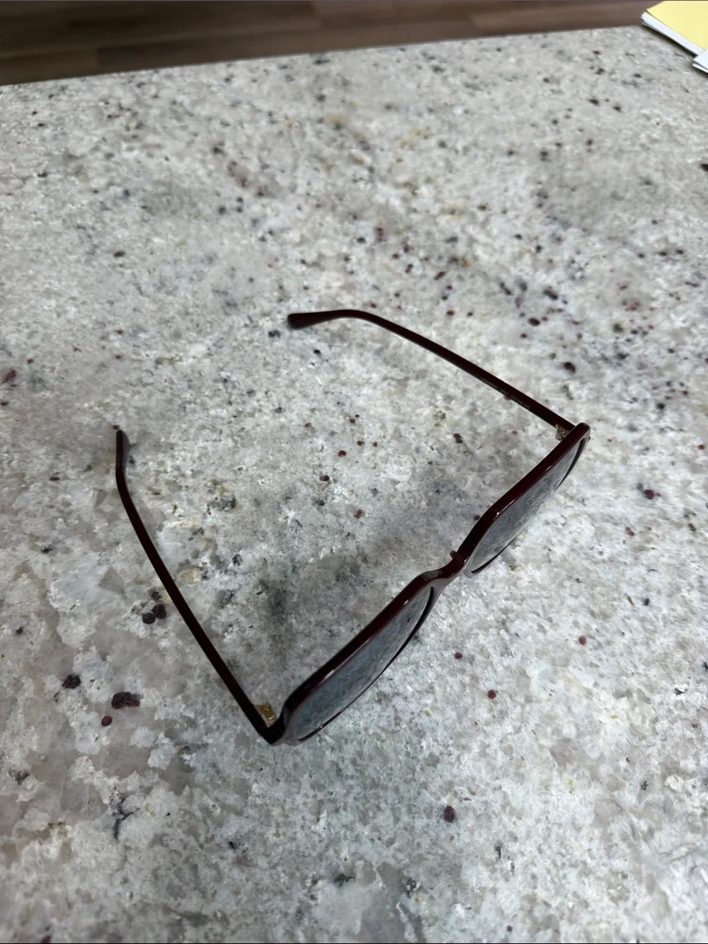 GUCCI Oversized Burgundy Red Blue Gradient Lenses Women's Sunglasses GG0544S 003 - Picture 8 of 10